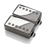 EMG 57/66 Humbucking Active Guitar Pickup Set, Chrome, Short Shaft and Standard Spacing