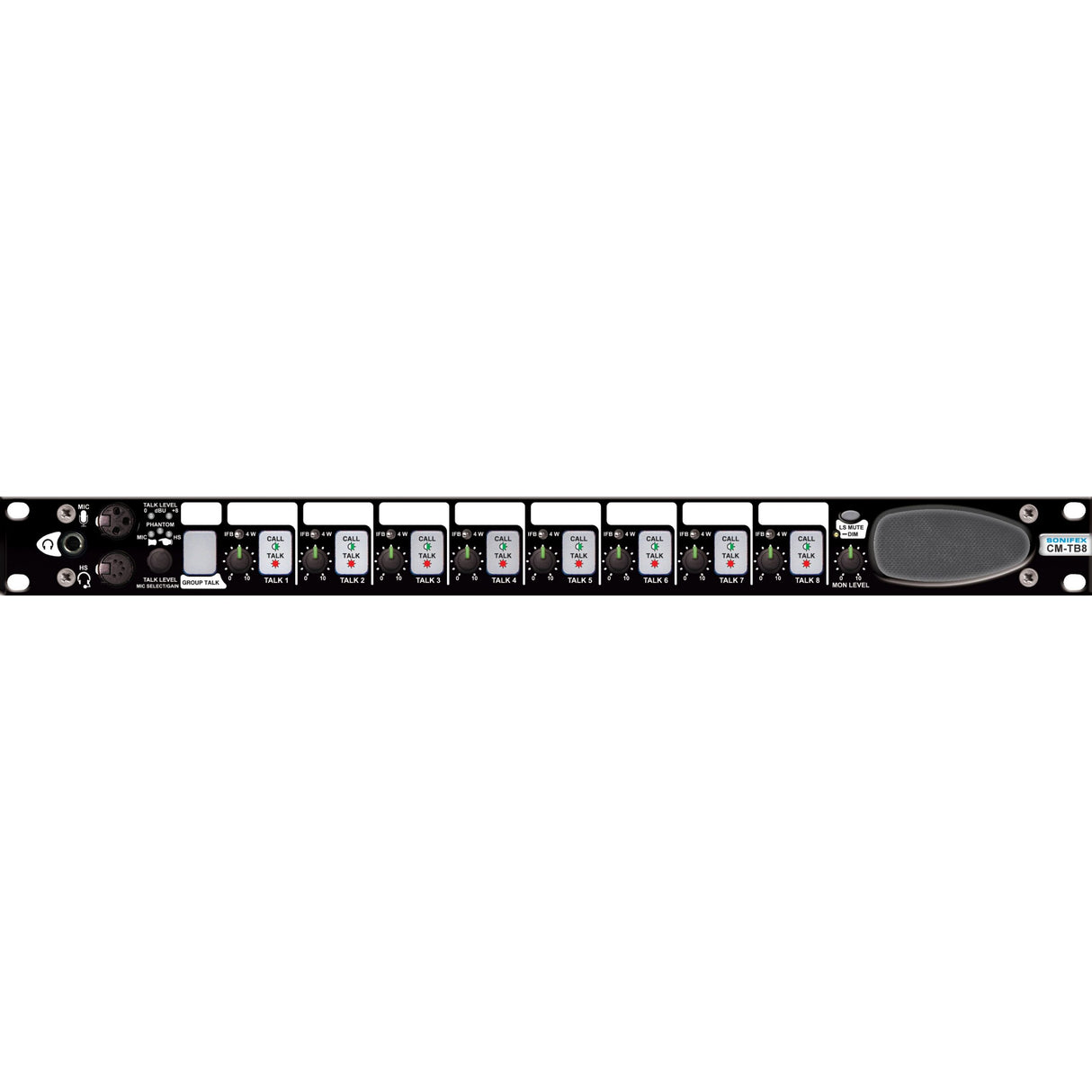 Sonifex CM-TB8 8 Channel Talkback Control Unit, 8 Channel 4 Wire Communications