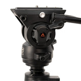 E-Image EI-GA780-KIT Geared Aluminum Pedestal Tripod with Fluid Head