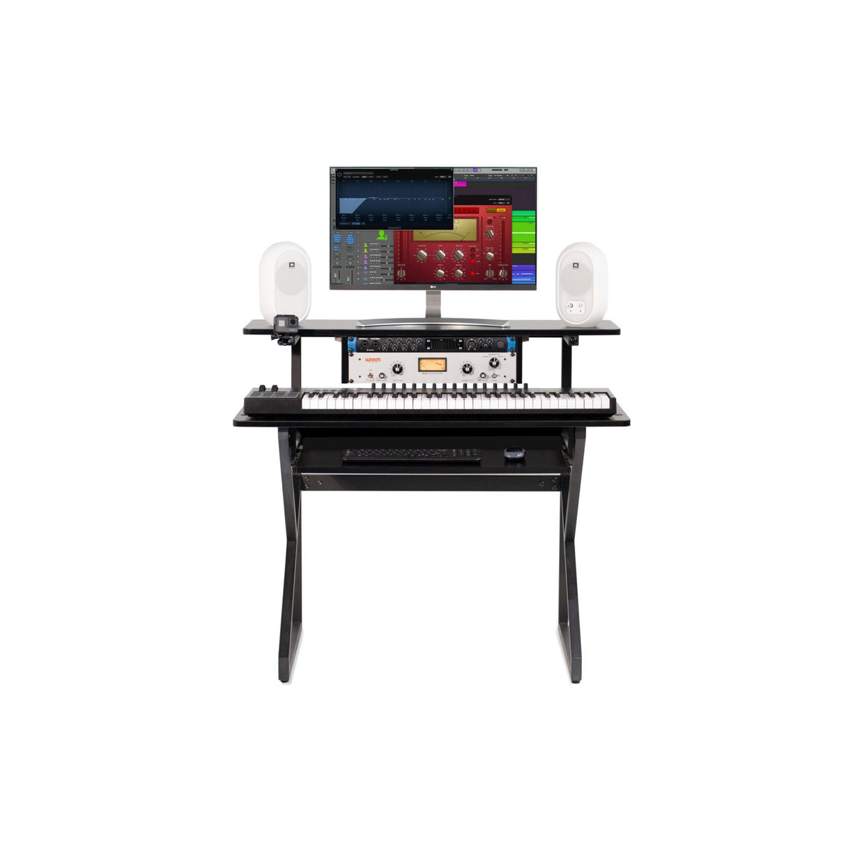 Gator GFW-DESK-MAIN Content Furniture Desk, Black