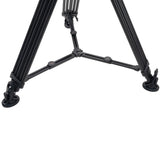 E-Image EG05C2 2-Stage Carbon Fiber Fluid Head Counterbalance Tripod Kit