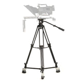 Ikan EG20A2D 2-Stage Aluminum 100mm Fluid Head Tripod and Dolly Kit with Counterbalance