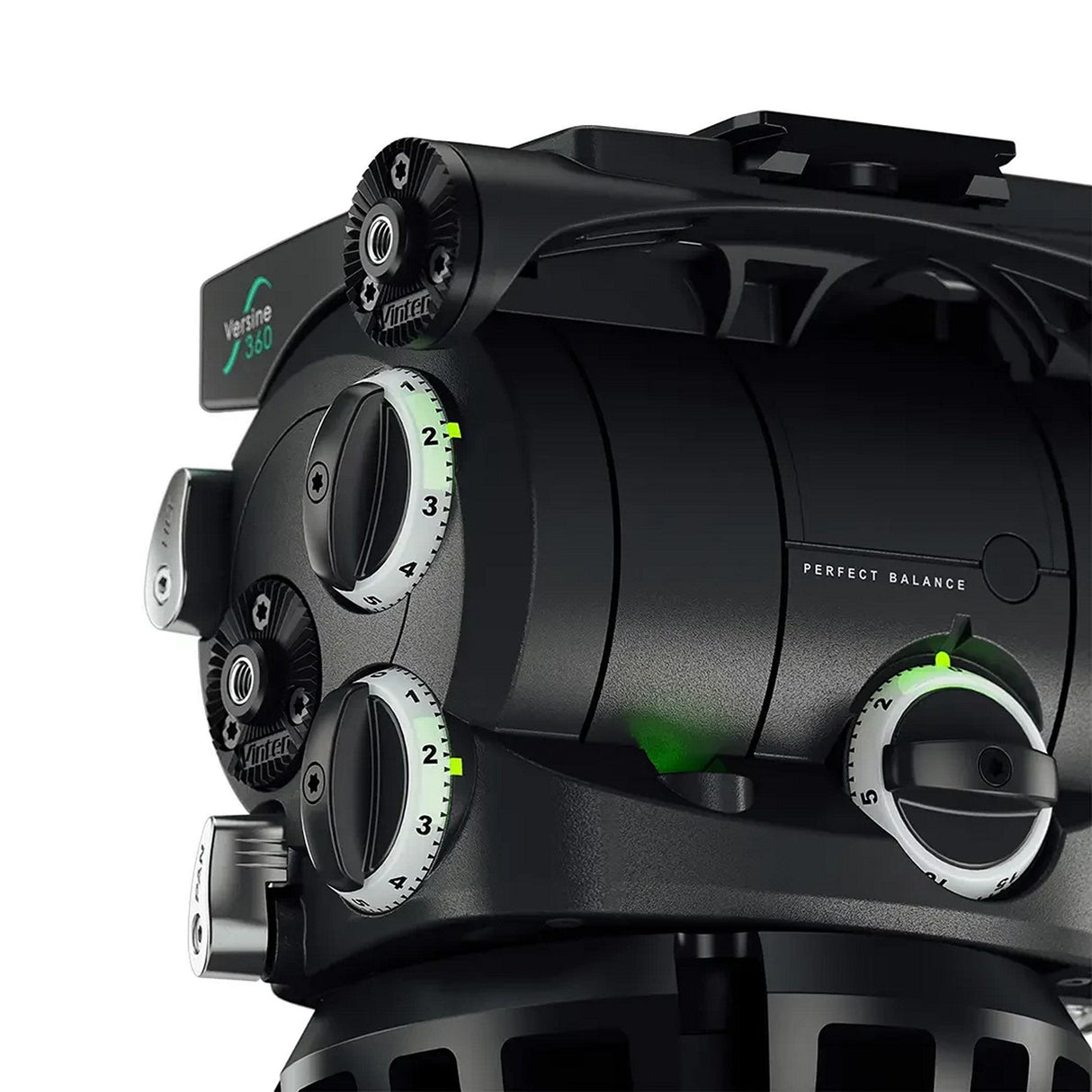 Vinten Versine 360 Fluid Head for Broadcast and Fixed Camera Positions