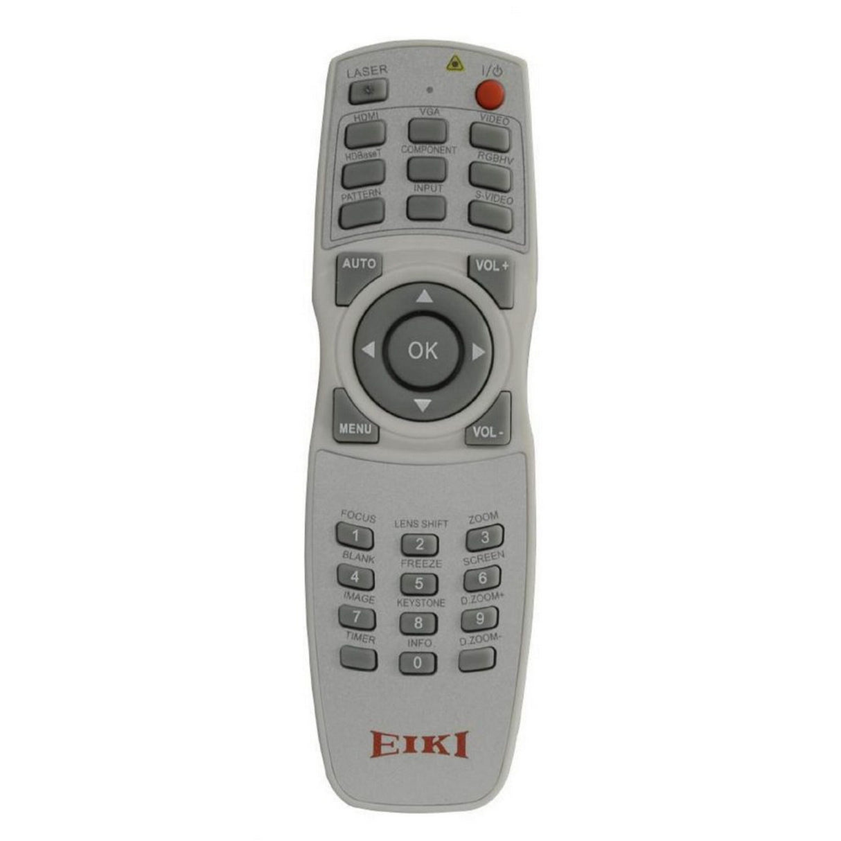 Eiki 63910023 Infrared and Wired Remote with Laser Pointer for EK-510U/L, EK-511/L, EK-512X/L