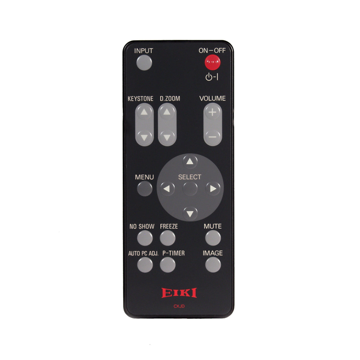 Eiki 645 047 8307 Infrared Only Remote Control for LC-XM4 LC-SM4 LC-XM2 LC-SM3 No Laser Mouse