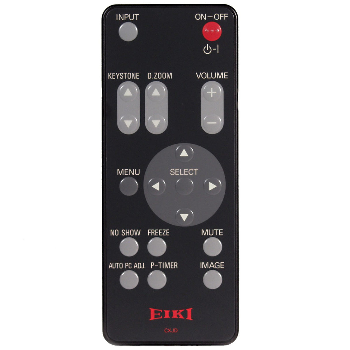 Eiki 645 047 8307 Infrared Only Remote Control for LC-XM4 LC-SM4 LC-XM2 LC-SM3 No Laser Mouse