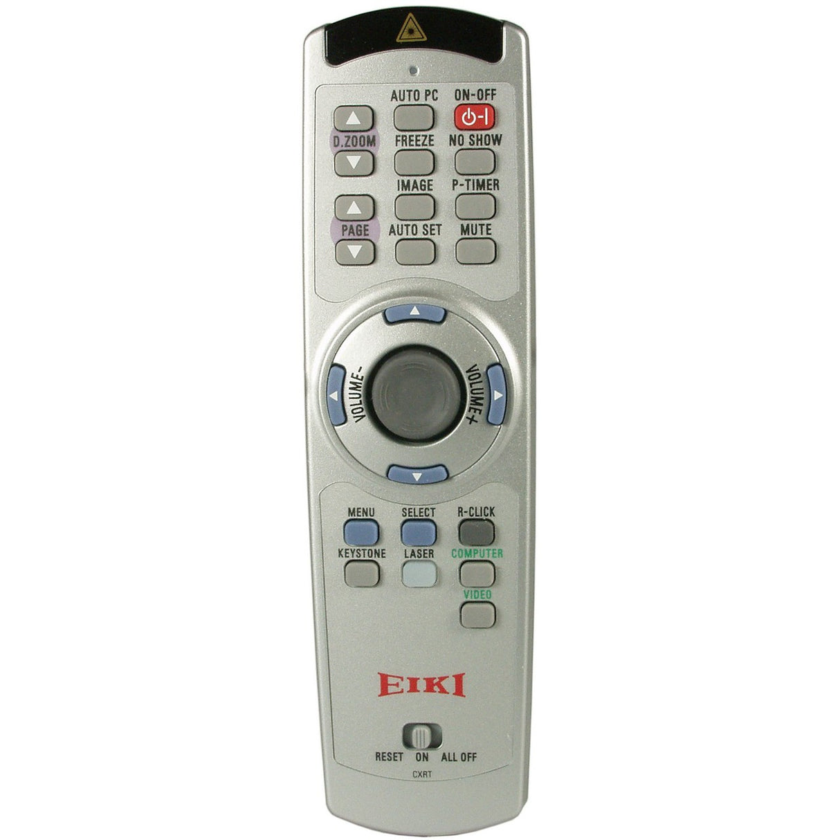 Eiki 645 074 6413 | Laser Pointer Infrared Only Projector Remote for LC-XB30 LC-XB26 LC-XB25 LC-XB20 LC-XB15 LC-SB21 LC-SB20 LC-SB15