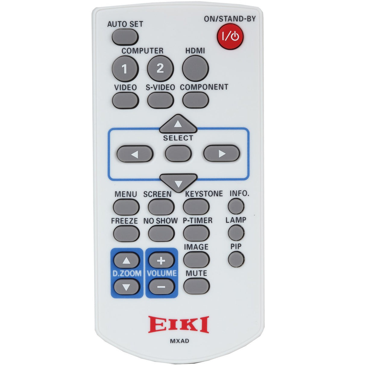 Eiki 645 099 3206 Infrared Only Projector Remote for LC-WB200A LC-WB200 LC-WB200W LC-WB100 No Mouse Function