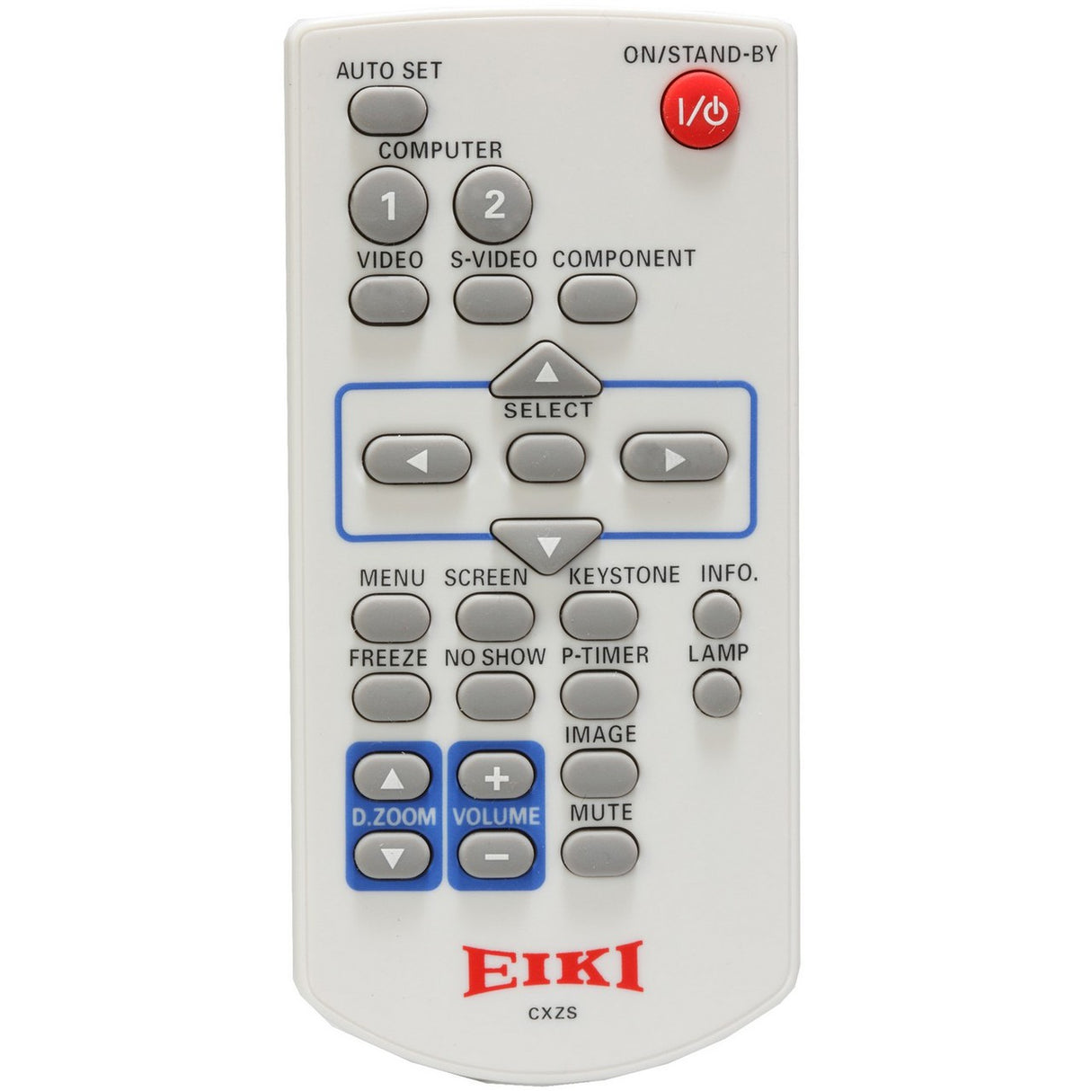 Eiki 645 100 0606 Infrared Only Projector Remote for LC-XB43 LC-XB250/A/W LC-XBM31/W LC-XBM26/W LC-XBM21/W LC-XBL26/W LC-XBL21/W LC-XBL30 LC-XBL25 LC-XBL20 LC-XS31 No Mouse Function