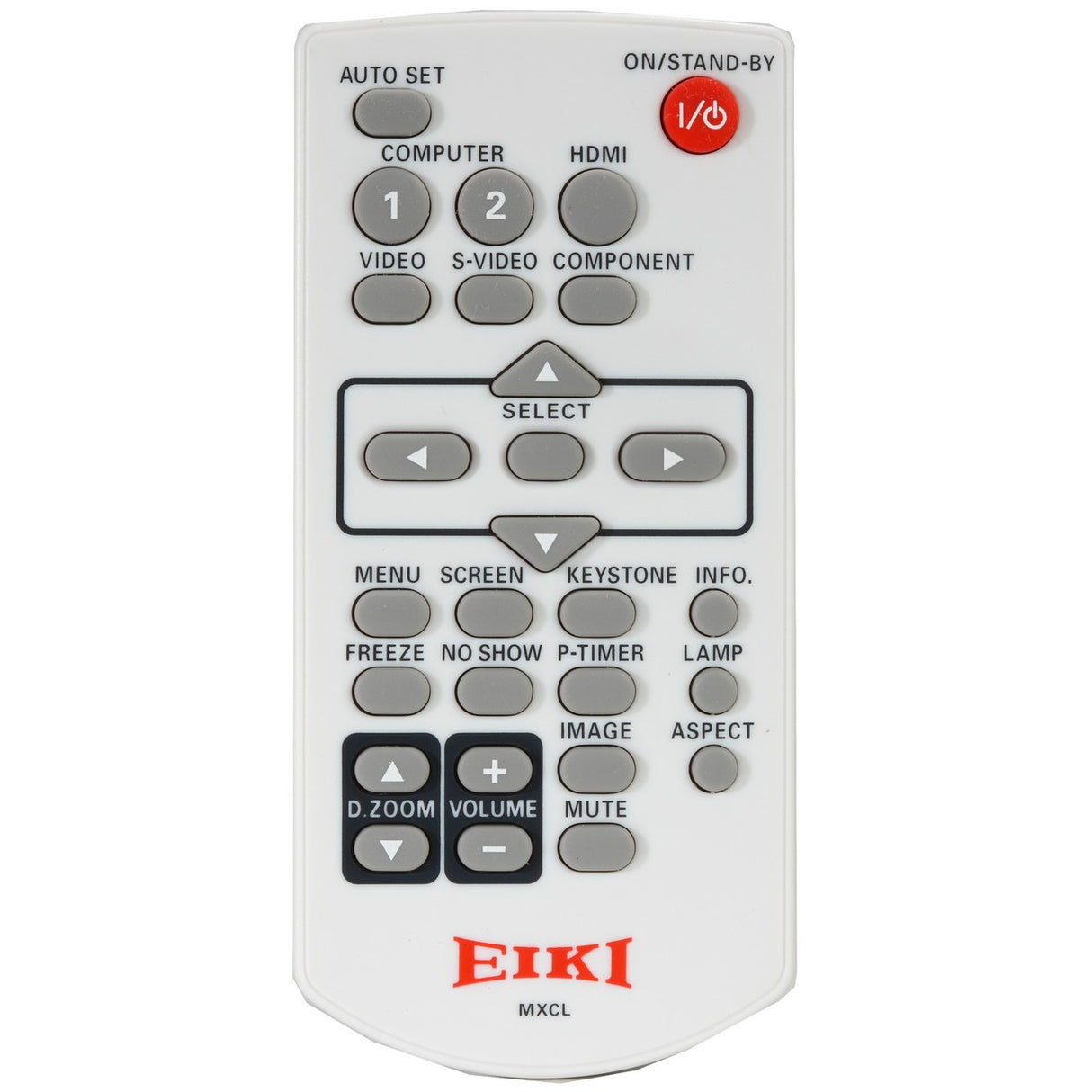 Eiki 645 104 0046 Infrared Only Projector Remote for LC-WS250 No Mouse Function