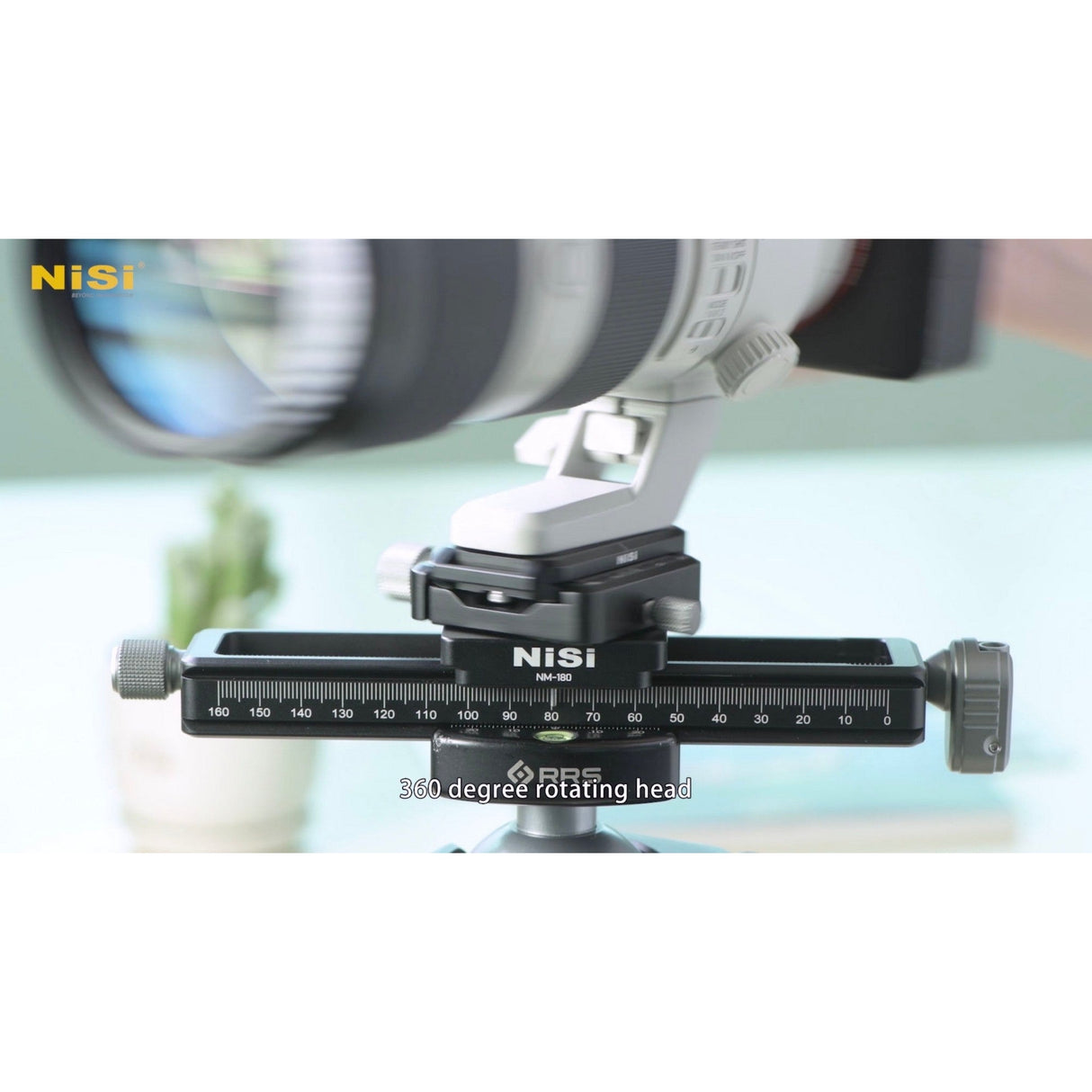 NiSi Macro Focusing Rail with 360-Degree Rotating Clamp