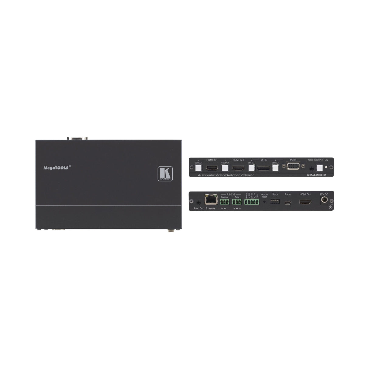 Kramer VP-429H2 4K60 4:4:4 HDMI, DP and VGA Scaler/Switcher Tool