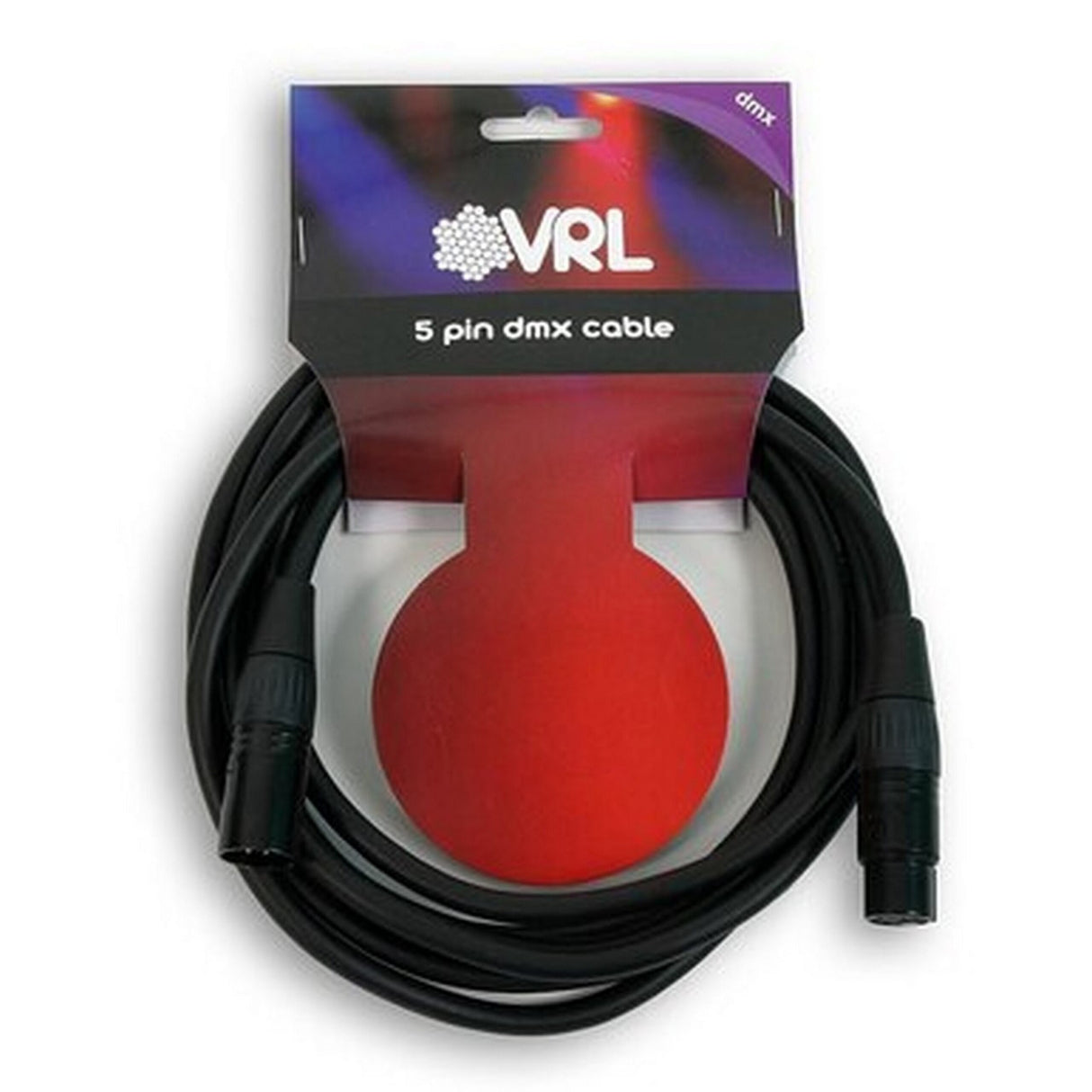 VRL VRLDMX5P10 5-Pin DMX Cable, 10 Foot