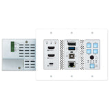Key Digital KD-X4X1WUTX 4 x 1 4K/18G 100m HDBT PoH Wall Plate Switcher Transmitter