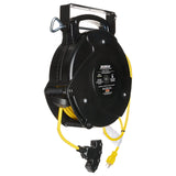 Stage Ninja STX-65-4 65 Foot Retractable 12/3 Power Reel 15 Amp