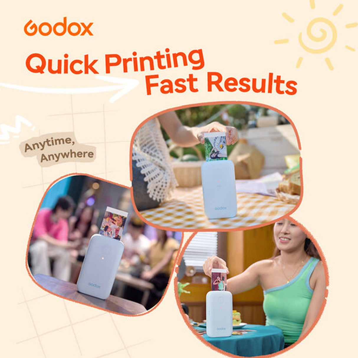 Godox P100 Wireless Portable Dye-Sublimation Photo Printer