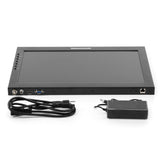 Ikan PT419W-TM-PEDESTAL 19-Inch Widescreen Teleprompter with Talent Monitor, Pedestal, and Dolly Turnkey