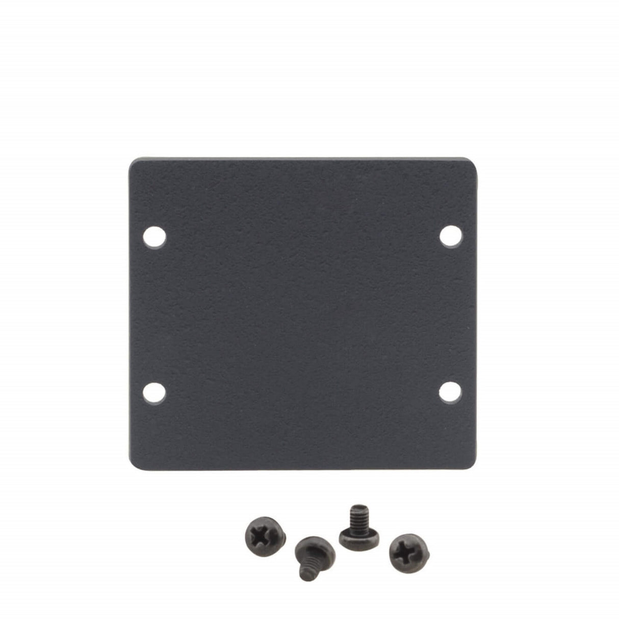 Kramer W-2BLANK Wall Plate Insert, Double Blank Slot Cover Plate, Black