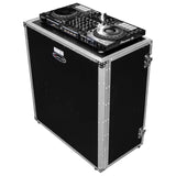 Odyssey Two-Tier DJ Fold-Out Stand 33-Inches Wide 36-Inches Tall