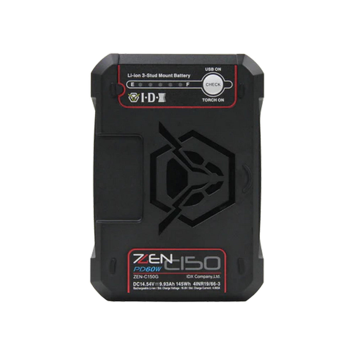 IDX ZEN-C150G 145Wh High-Load Li-Ion 3-Stud Mount Battery with D-Tap/USB-C