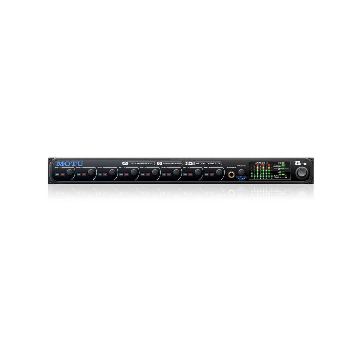 MOTU 8pre | 16x12 USB Audio Interface for Mac and PC