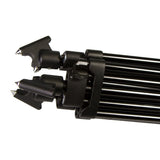 Ikan EG780A2D 2-Stage Aluminum Fluid Head Tripod Kit with Dolly and Adjustable Drag<