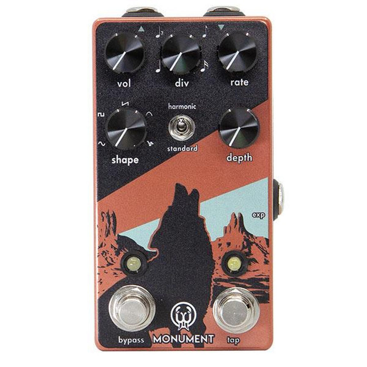 Walrus Monument Harmonic Tap Tremolo Pedal V2