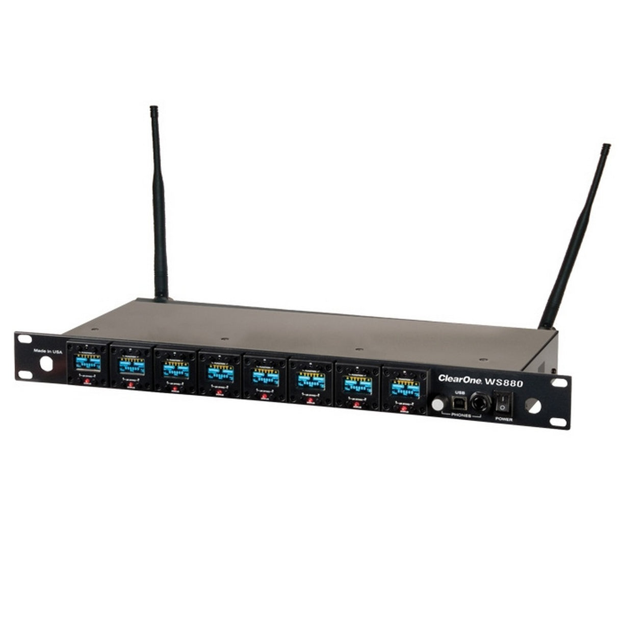 ClearOne WS880 M586 | 8 Channel Wireless Receiver with Audio Compression