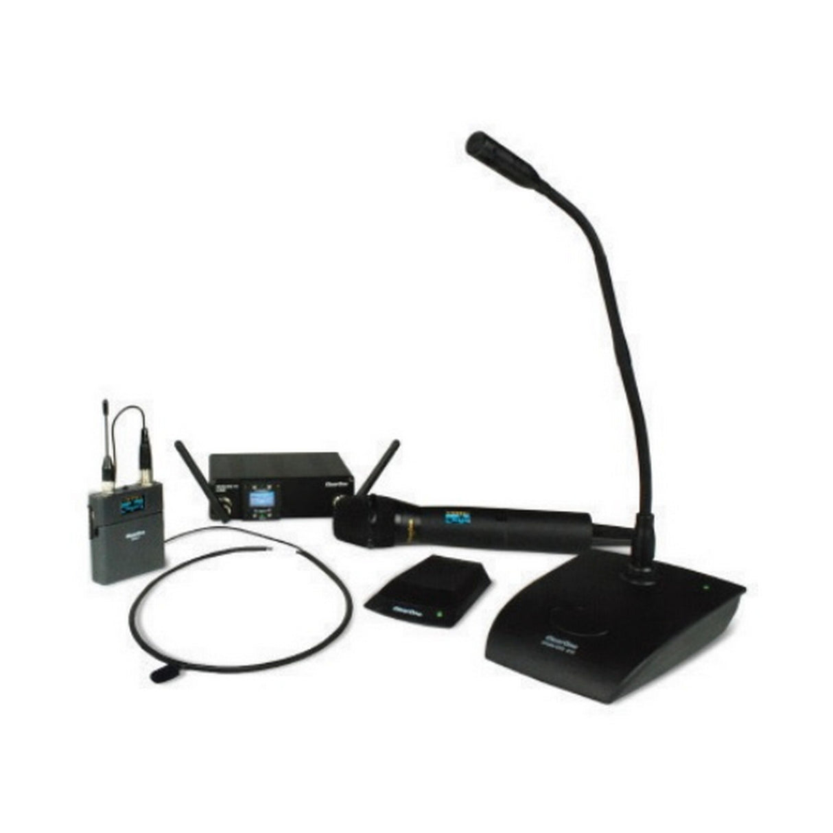 ClearOne DIALOG 10 USB Single Channel Wireless Microphone System, 2.4 GHz to 2.483 GHz