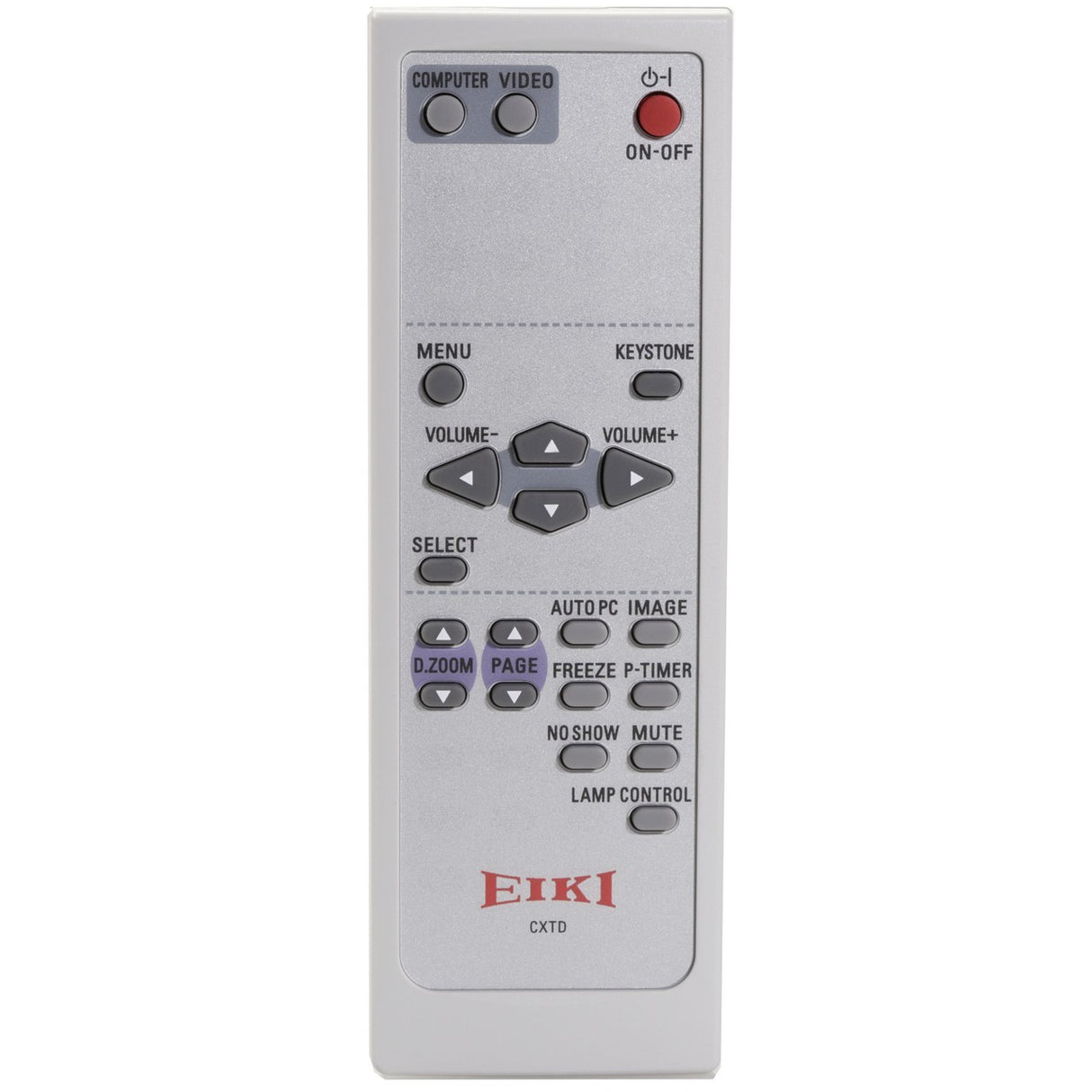 Eiki 945 082 0879 Infrared Only Projector Remote for LC-XB24 LC-XB23 LC-SB22 No Mouse Function