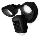 Ring Floodlight Cam Motion Activated HD Security Camera Black