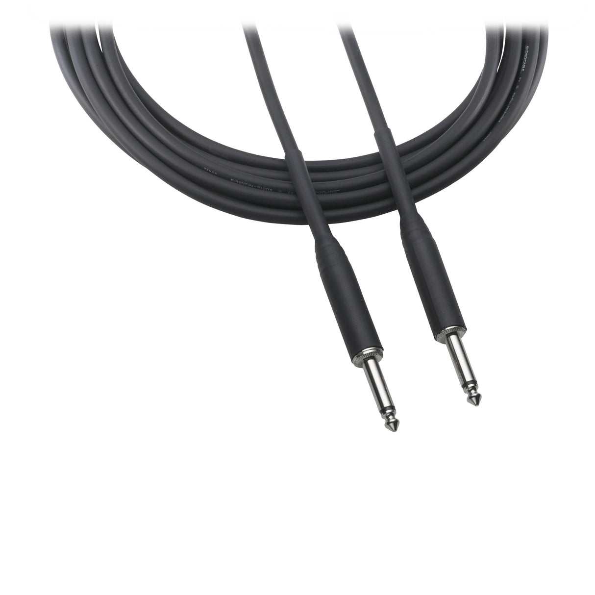 Audio-Technica AT8390-10 1/4 Inch to 1/4 Inch Instrument Cable, 10 Foot