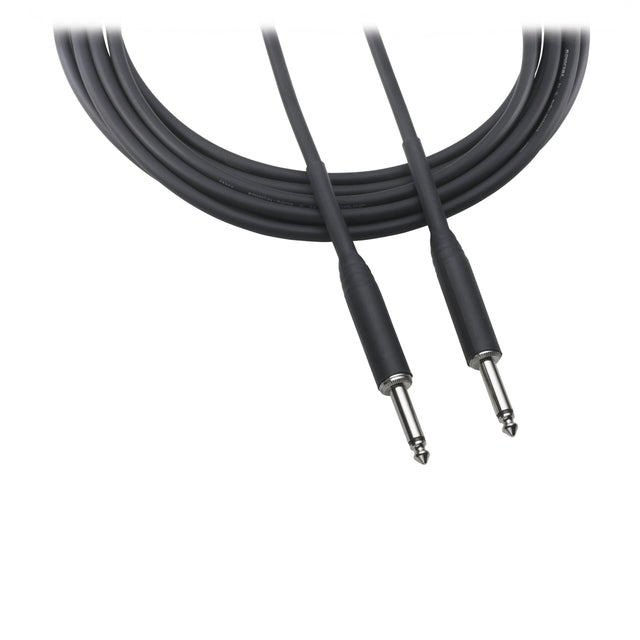 Audio-Technica AT8390-6 1/4 Inch to 1/4 Inch Instrument Cable 6 Foot
