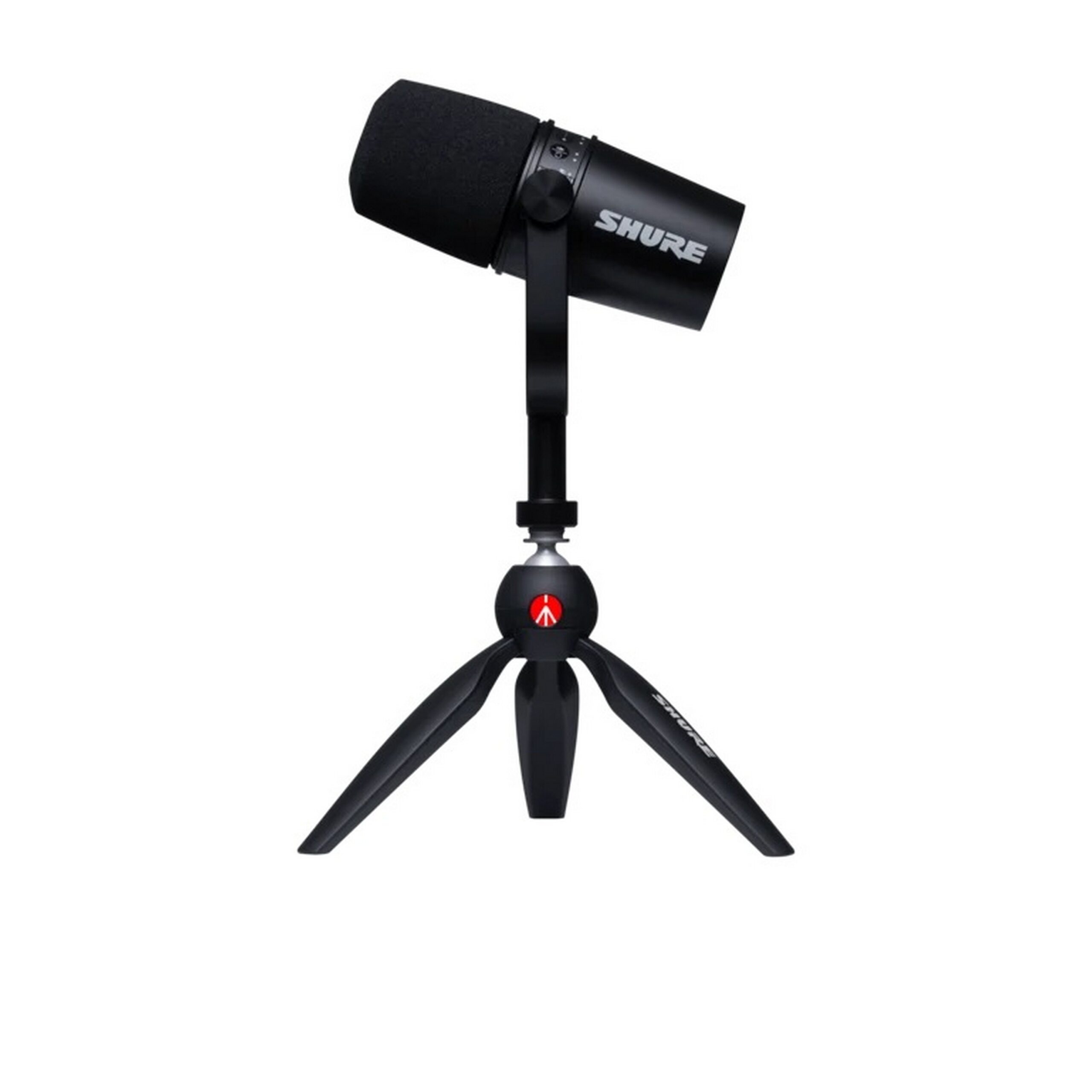 Shure MV7-K-BNDL Podcast Microphone Kit with Mini Tripod, Black – AVLGEAR