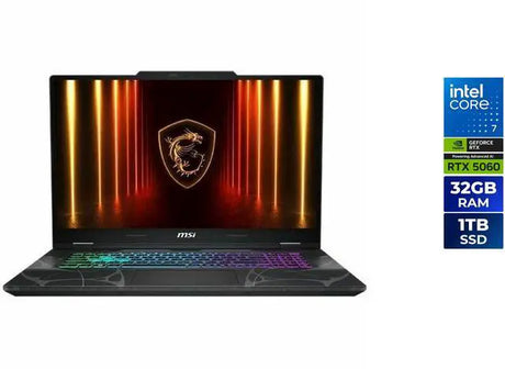 MSI - MSI Cyborg 15 B2421 15.6-inch Gaming Laptop Core 7-240H RTX 5060 32GB 1TB - CYBORG15B2421