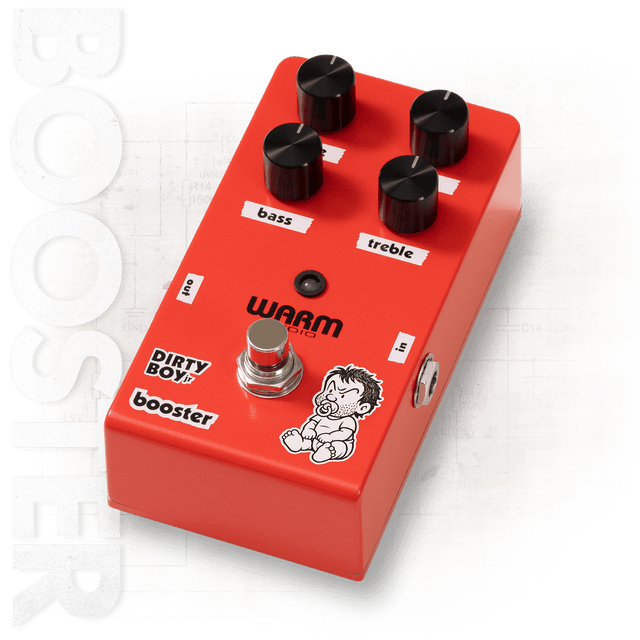 Warm Audio WA-DBjr-BOOST Dirty Boy Jr. 10dB Clean Boost Pedal