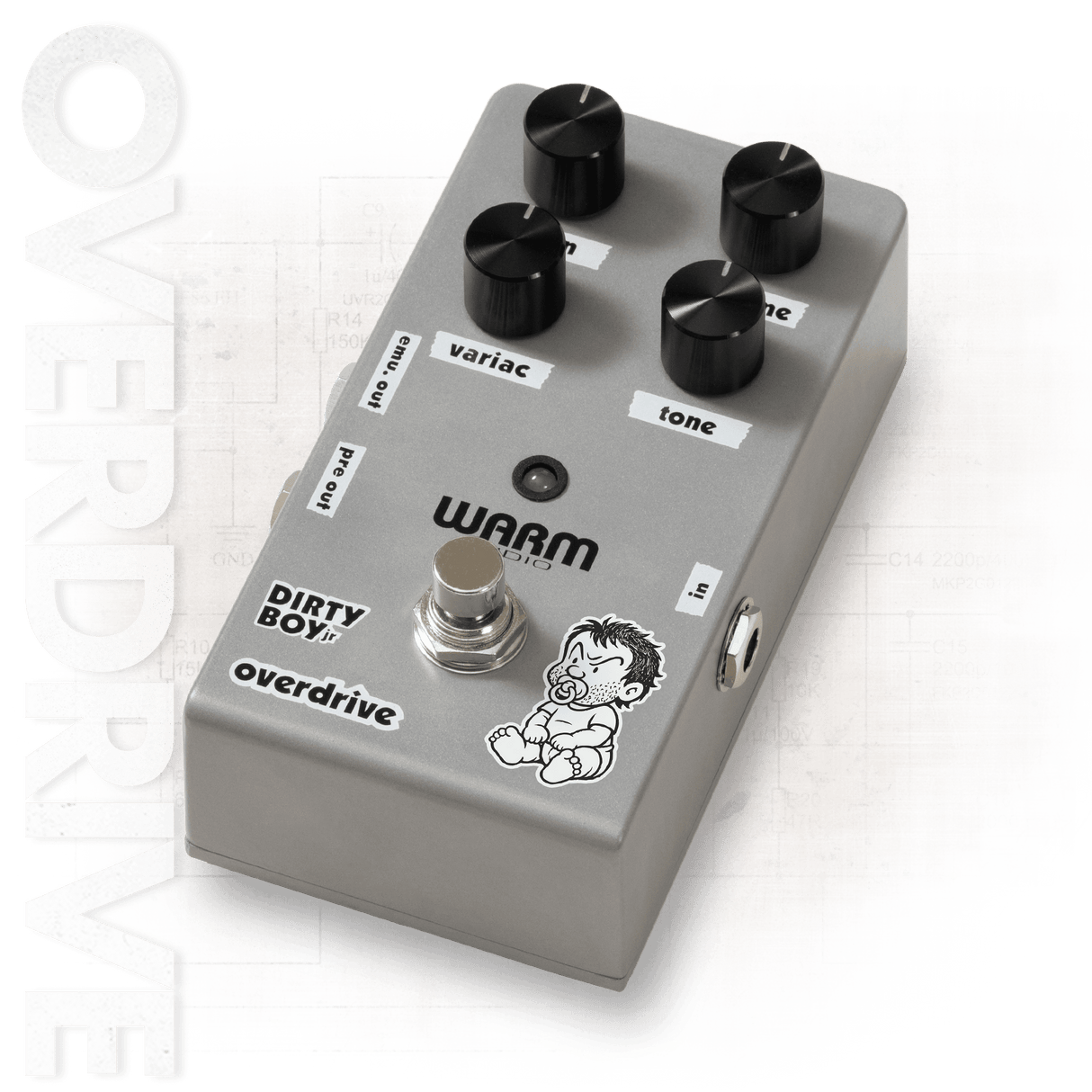 Warm Audio WA-DBjr-OD Dirty Boy Jr. Tube-Emulation Overdrive Preamp