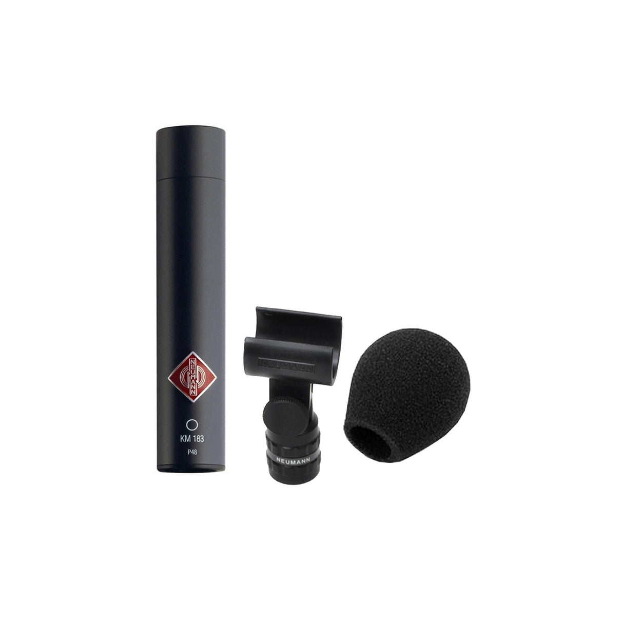 Neumann KM 183 MT | Omnidirectional Mic with K30 Capsule, SG21BK, WNS100 Matte Black