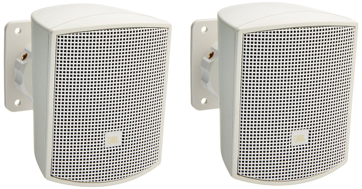 JBL CONTROL 52-WH Surface Mount Satellite Speaker for Subwoofer Satellite Loudspeaker System White Pair