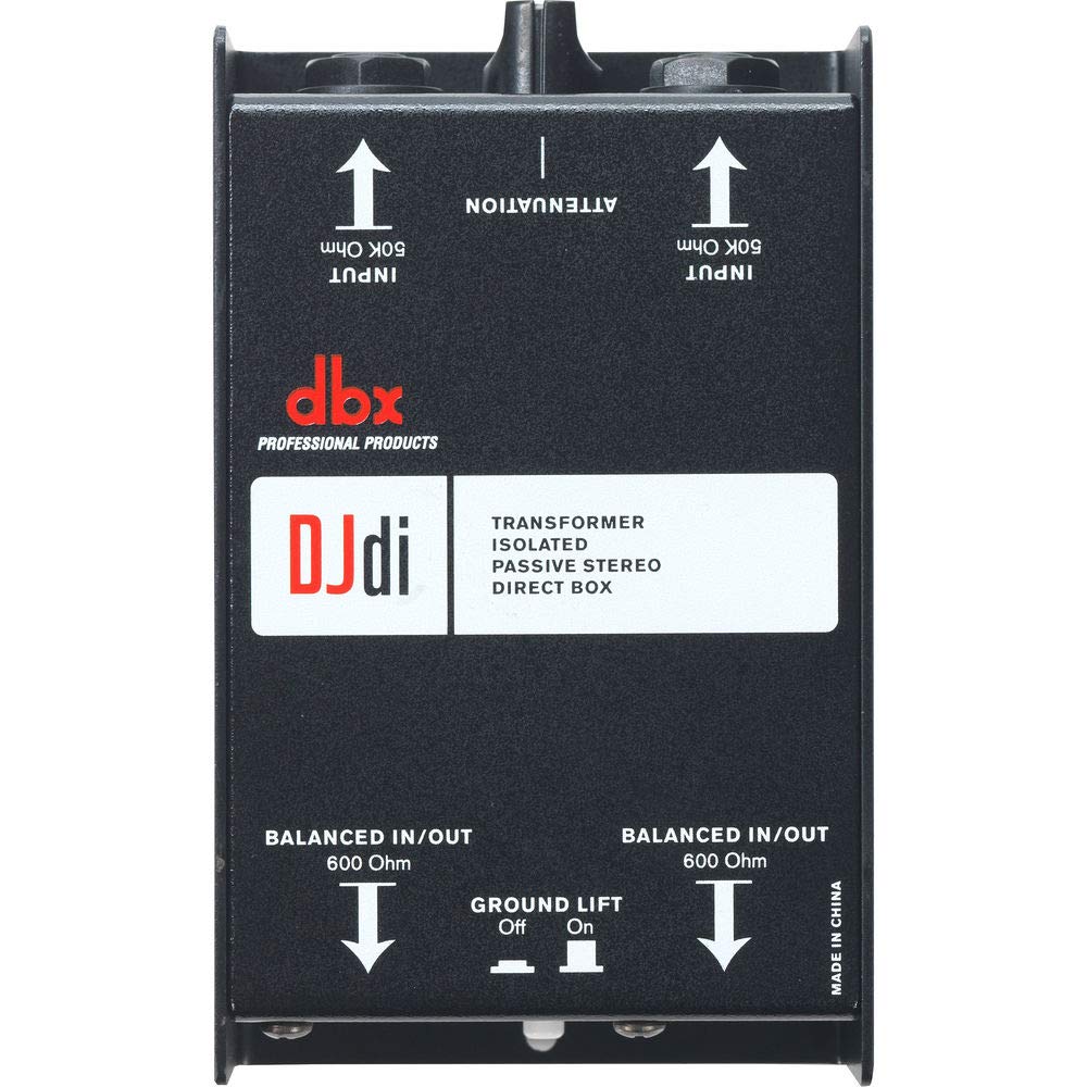 DBX DJDI 2 Channel Passive Direct Box