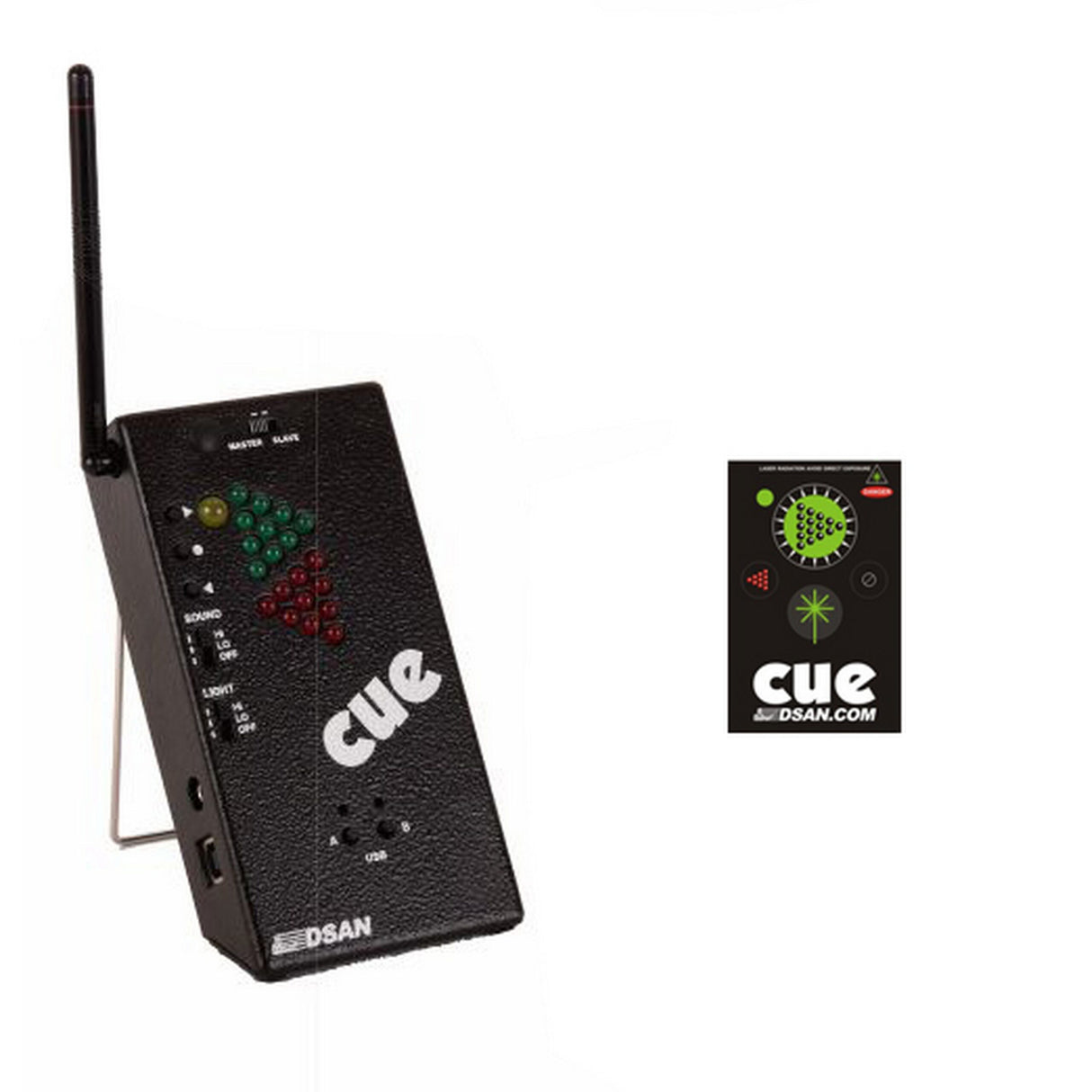 DSAN PC-MINI-AS4 PerfectCue Mini System Compact USB-Powered Cue Light System with 4-Command Button Transmitter (PC-433-MINI)