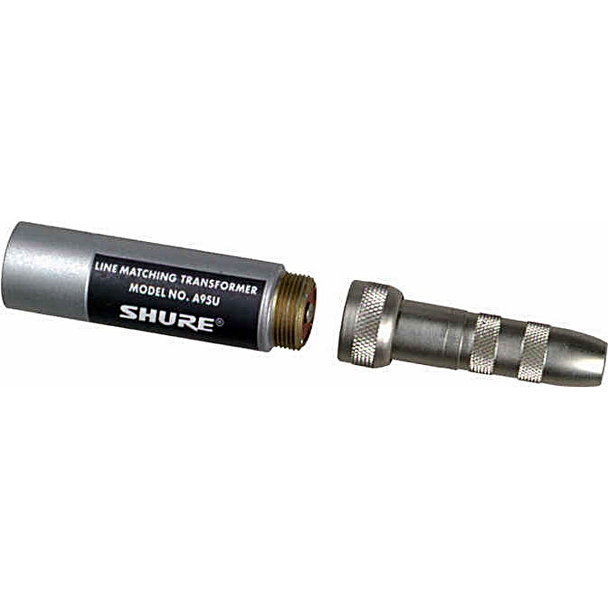 Shure A95U Line Matching Transformer (Male XLR to 1/4" Male Plug/Female Jack)