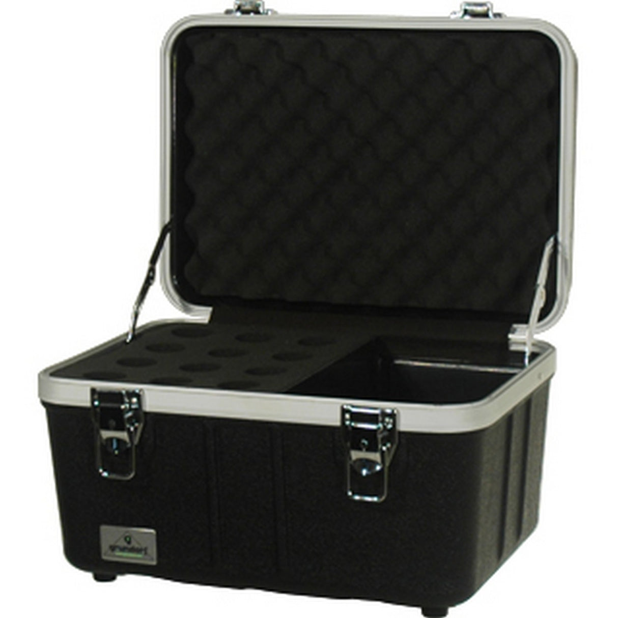 Grundorf ABS-MC12CB | Hardshell Microphone Case for 12 Microphones and Cables
