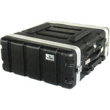 Grundorf ABS-R0416CB | 3 Space Protective Amp Rack Case with Wheels