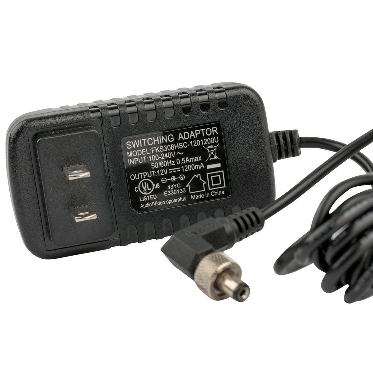 Ikan AC-12V-1.5A-LK 12 Volt 1.2 Amp AC Adapter with Threaded Connector