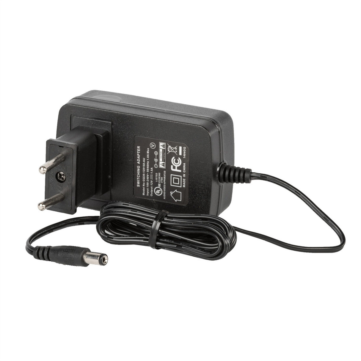 Ikan AC-12V-1.5A-TypeC 12 Volt, 1.5 Amp AC/DC Adapter for Europe