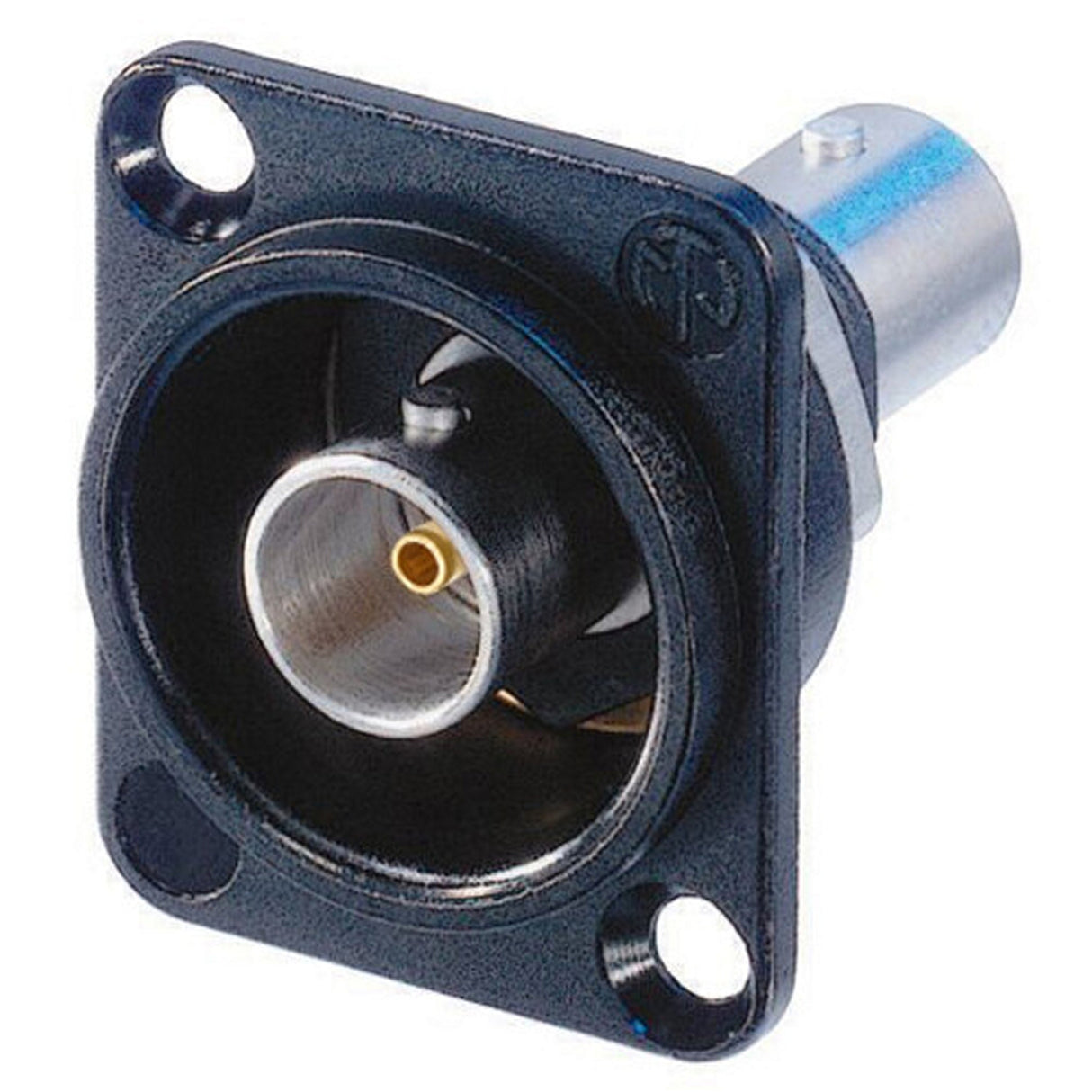 Neutrik NBB75DFIB-P Receptacle BNC D-Style Feedthrough Chassis Connector