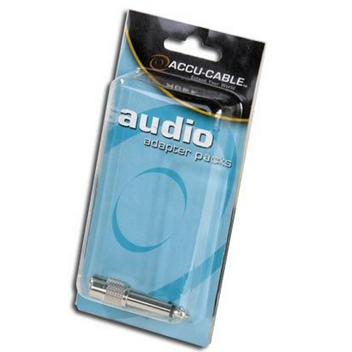 Accu Cable ACQMRCAF Male 1/4-Inch to Female RCA Adapter