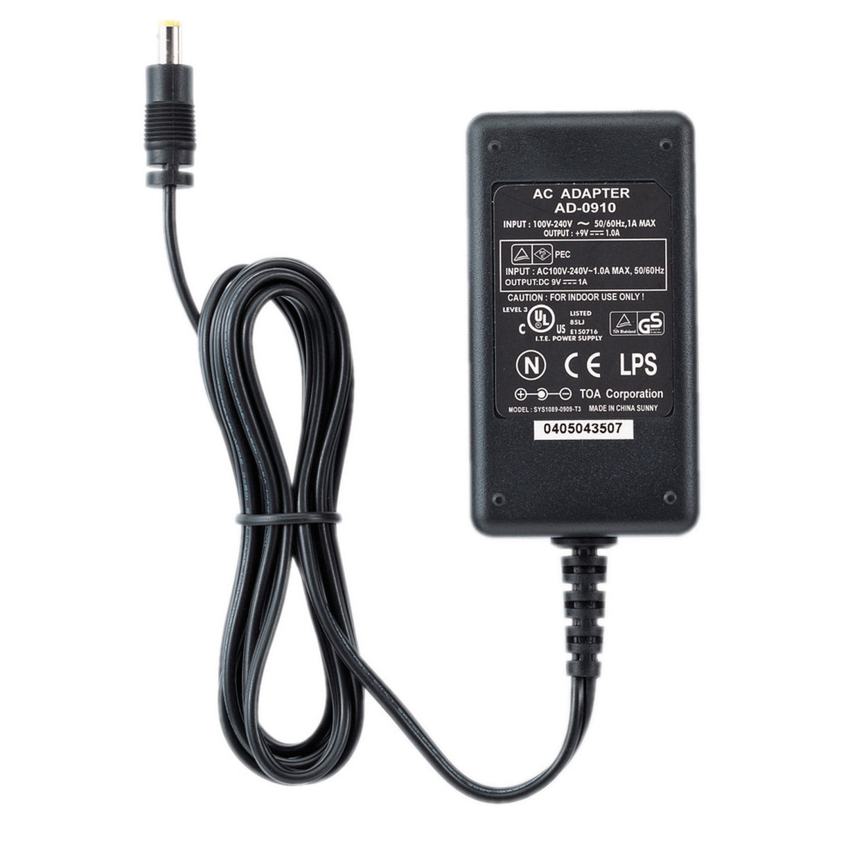TOA Electronics AD-0910 Power Adapter for TS-800/900 Stations
