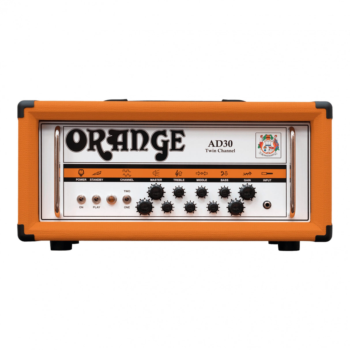 Orange AD30HTC 30-Watt Twin Channel Guitar Amplifier Head, Orange